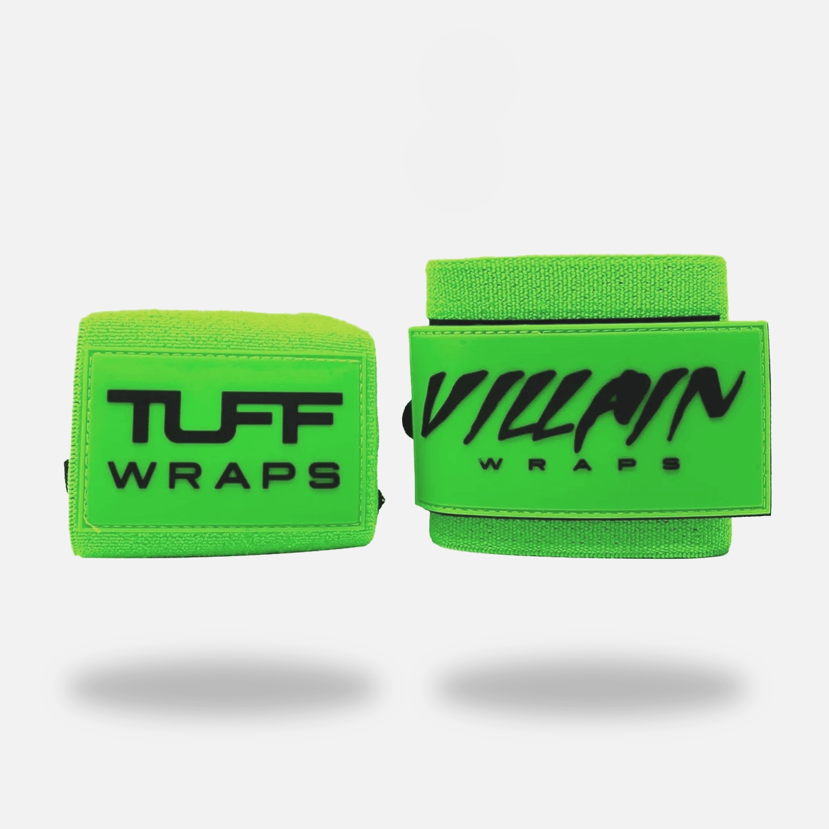 16" Villain "STIFF" Wrist Wraps - Neon Green 16 inch TuffWraps.com