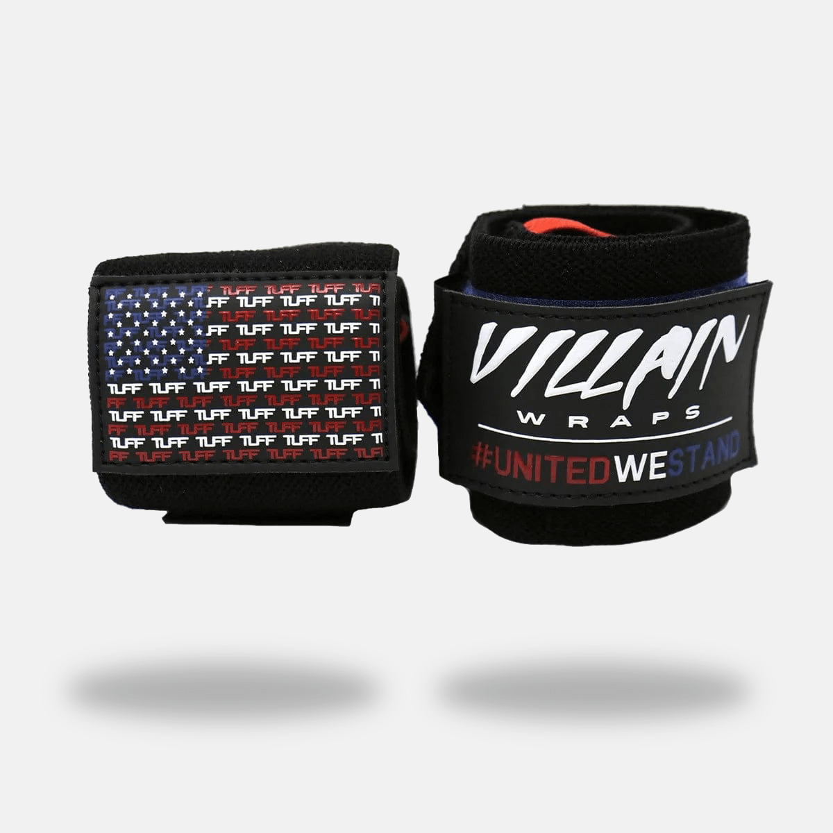 24" Villain Wrist Wraps - United We Stand 24 inch TuffWraps.com