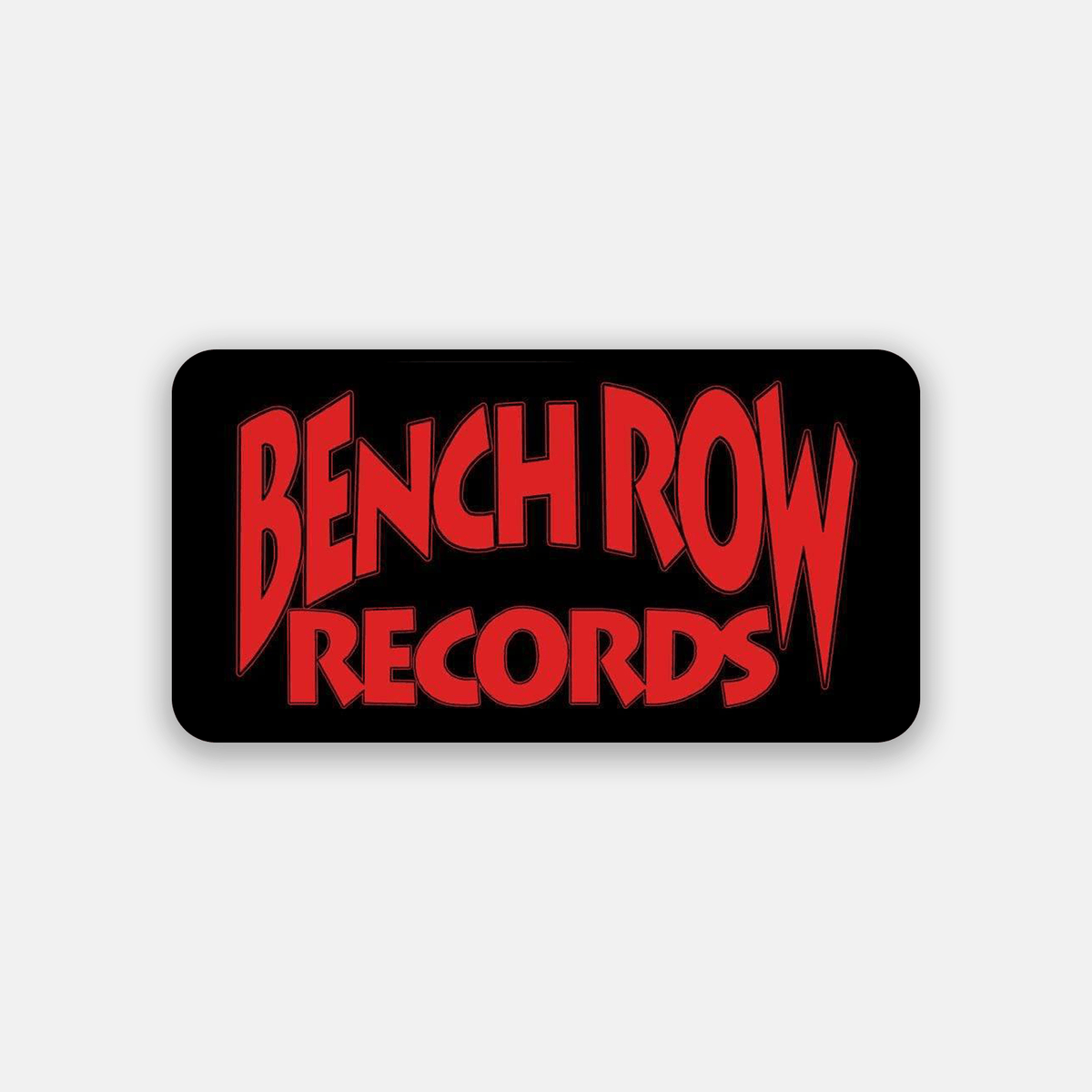 Bench Row Records Sticker TuffWraps.com