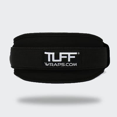 TUFF 4.5" Nylon Weightlifting Belt - All Black TuffWraps.com