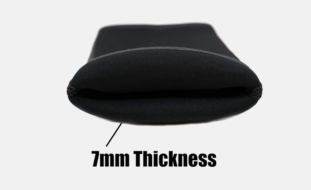 TUFF 7mm Competition Knee Sleeves (All Black) TuffWraps.com