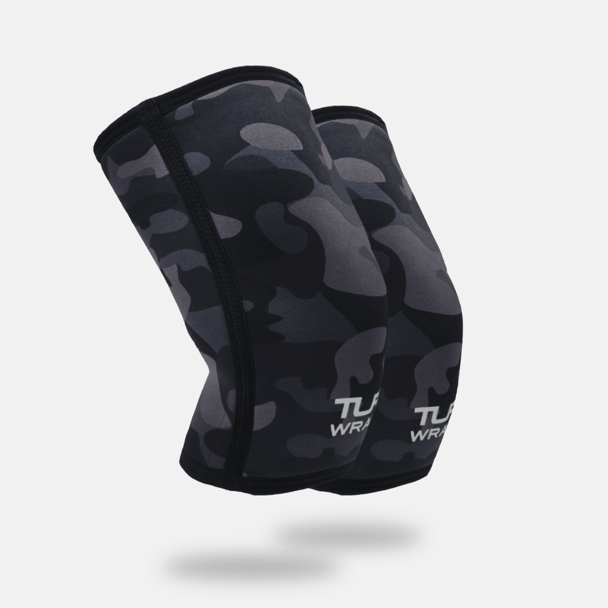 TUFF 7mm Competition Knee Sleeves (Black Camo) TuffWraps.com