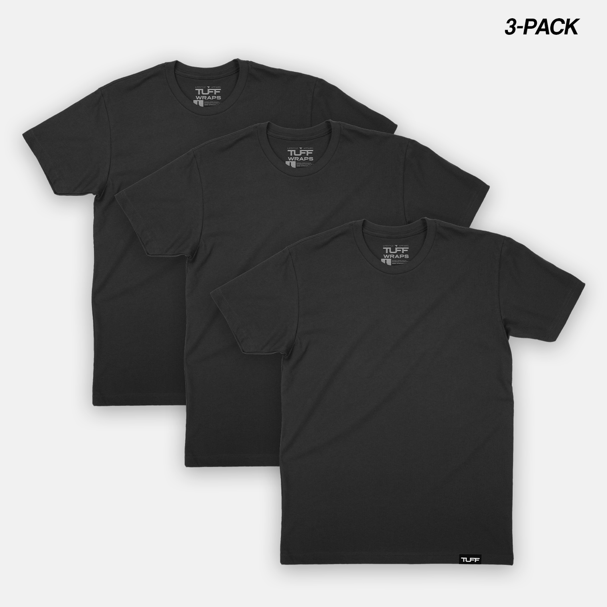 TUFF Basic Tee Bundle (3-Pack) Black / S TUFF