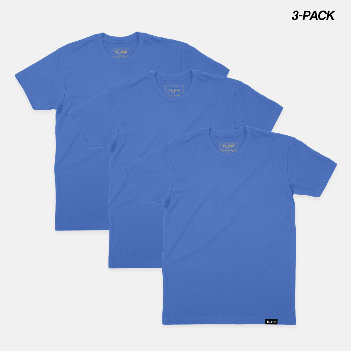 TUFF Basic Tee Bundle (3-Pack) Vintage Blue / S TUFF