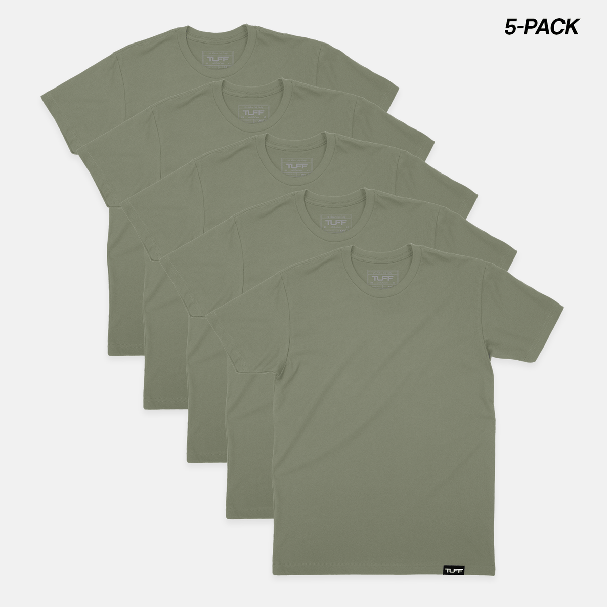 TUFF Basic Tee Bundle (5-Pack) TUFF