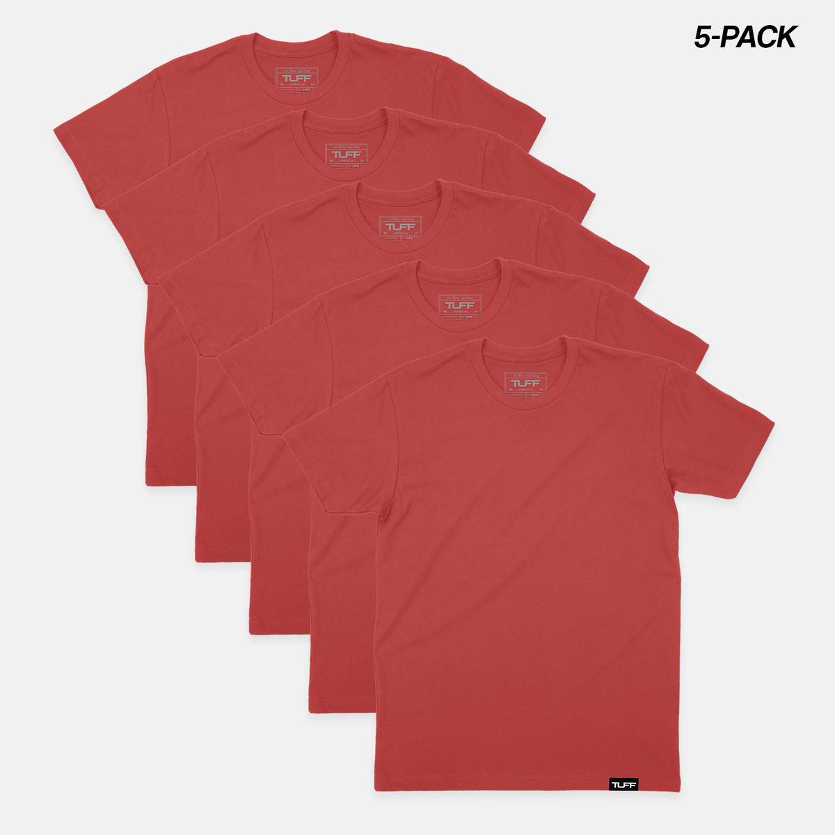 TUFF Basic Tee Bundle (5-Pack) TUFF