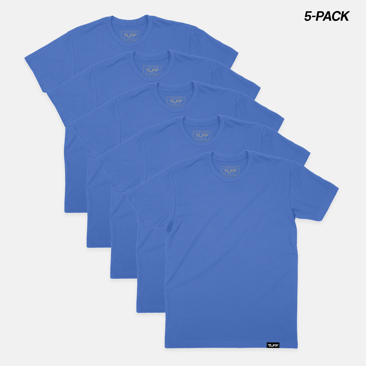 TUFF Basic Tee Bundle (5-Pack) TUFF