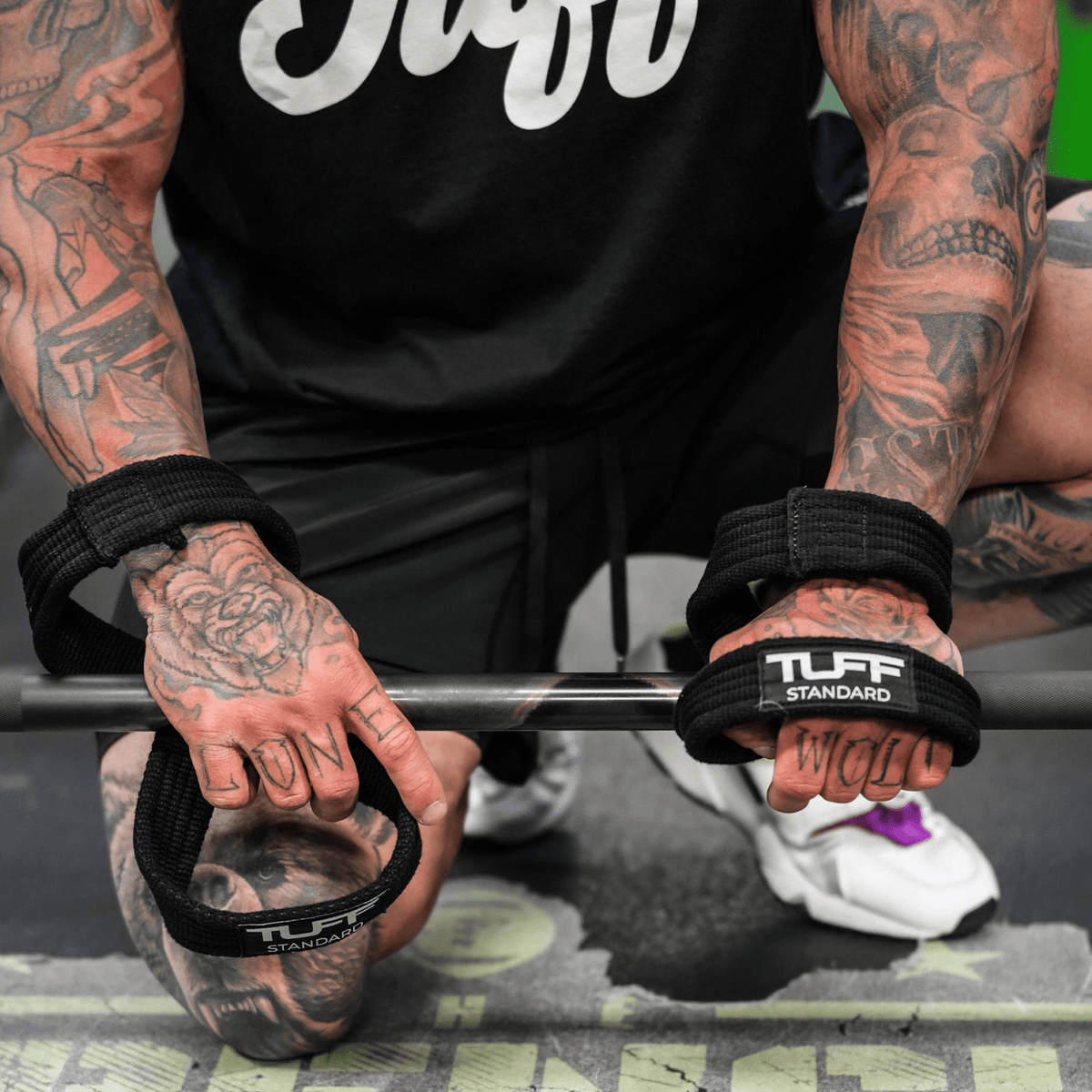 TUFF Figure 8 Lifting Straps | Heavy Duty Weightlifting Straps TuffWraps.com