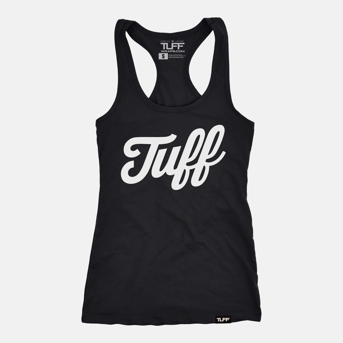 TUFF Script Racerback Tank Black / XS TuffWraps.com