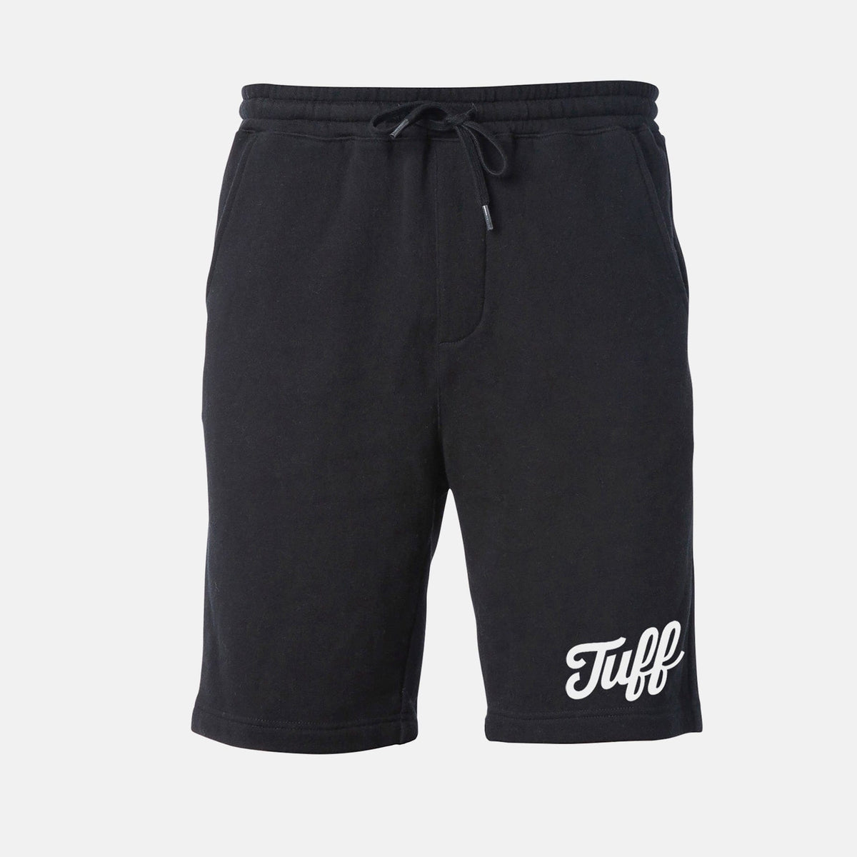 TUFF Script Tapered Fleece Shorts Black / XS TuffWraps.com