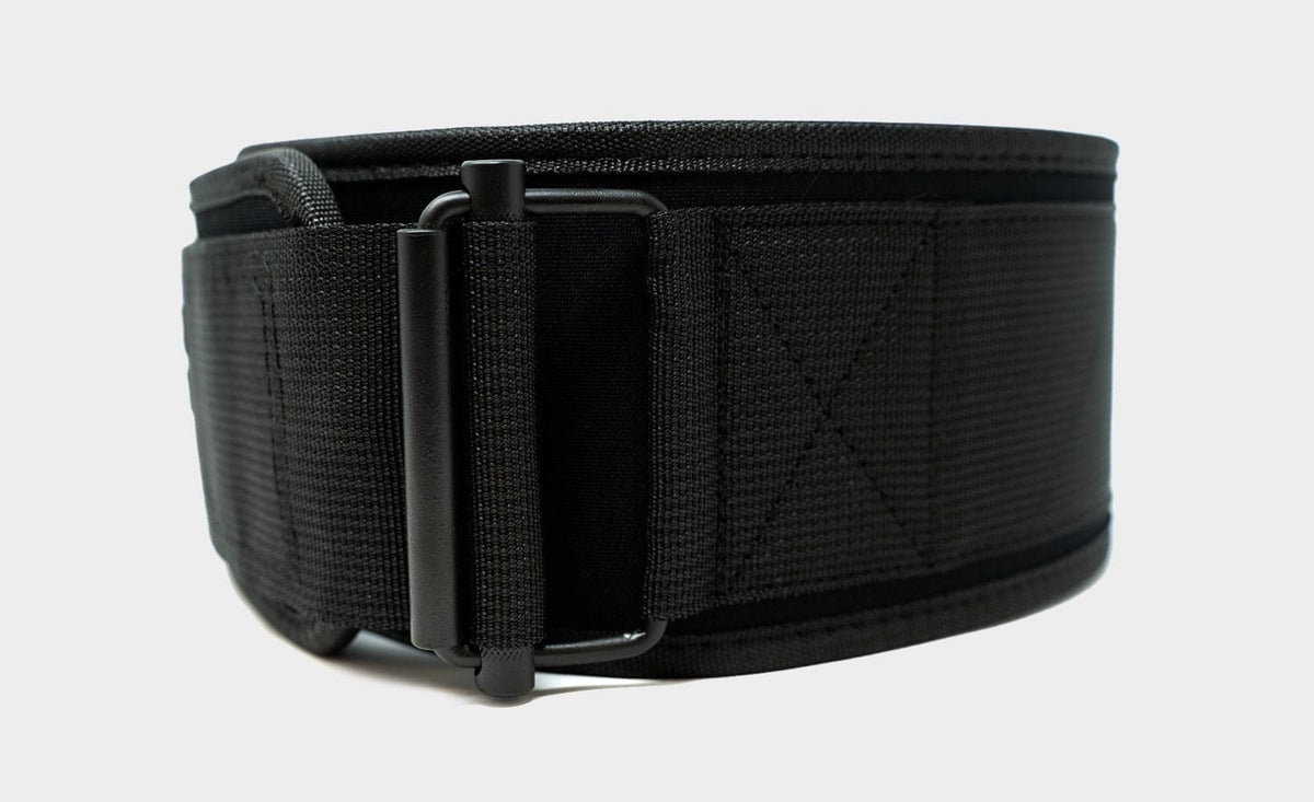TUFF Self Locking Weightlifting Belt - All Black (FINAL SALE) TuffWraps.com