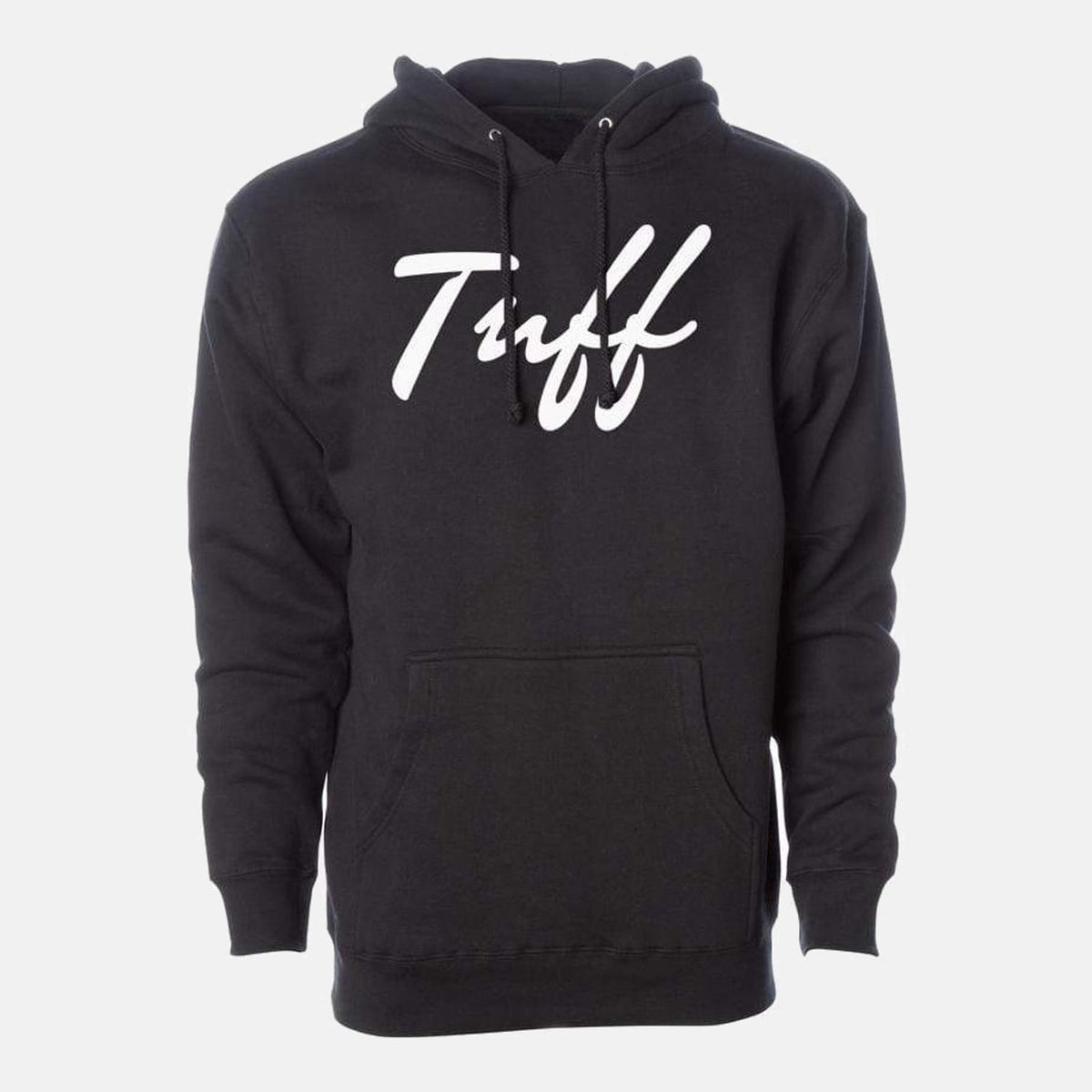 TUFF Thin Script Hooded Sweatshirt Black / XS TuffWraps.com