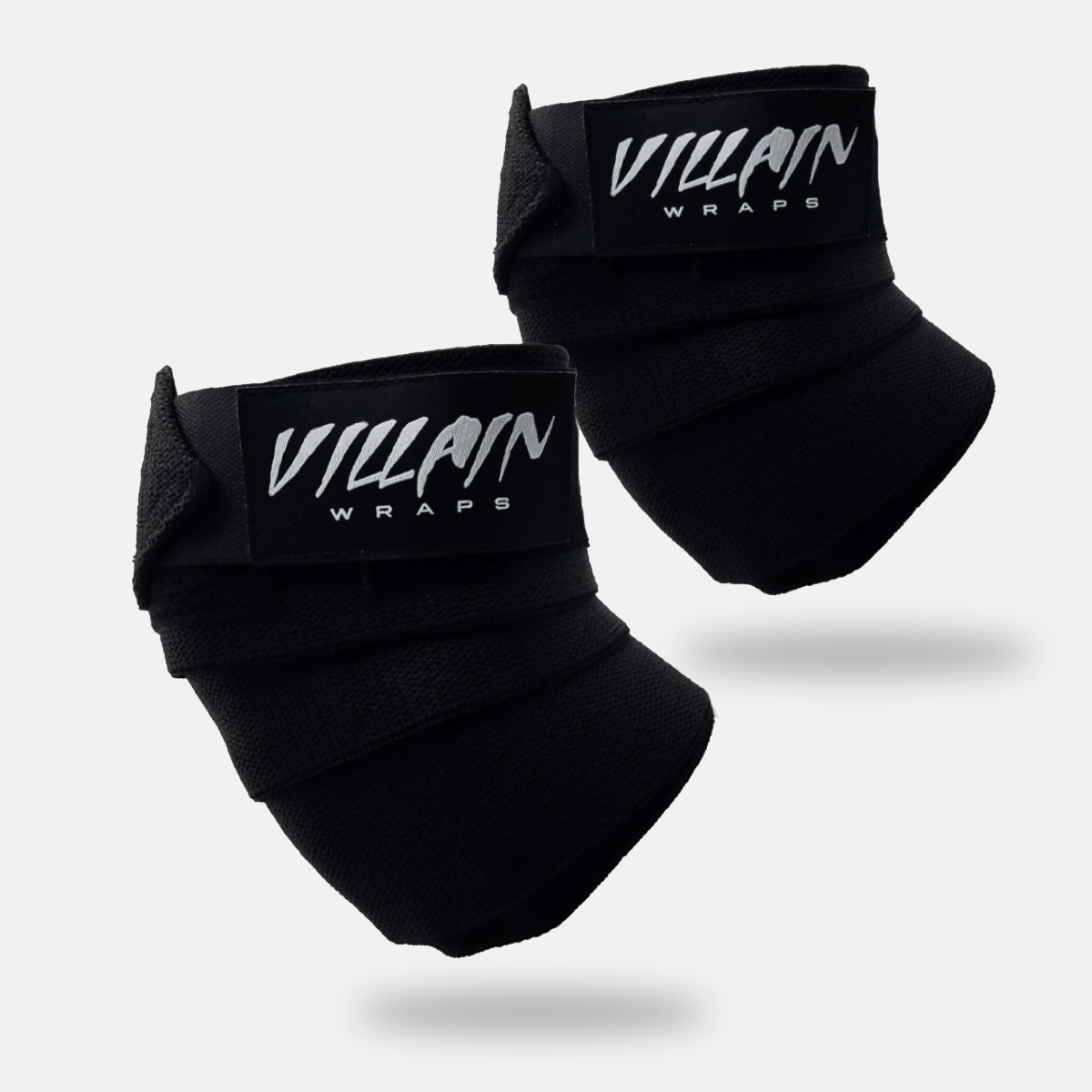Villain Elbow Wraps - All Black TuffWraps.com
