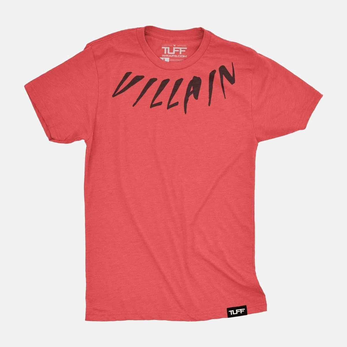 Villain Neck Tee Vintage Red / S TuffWraps.com