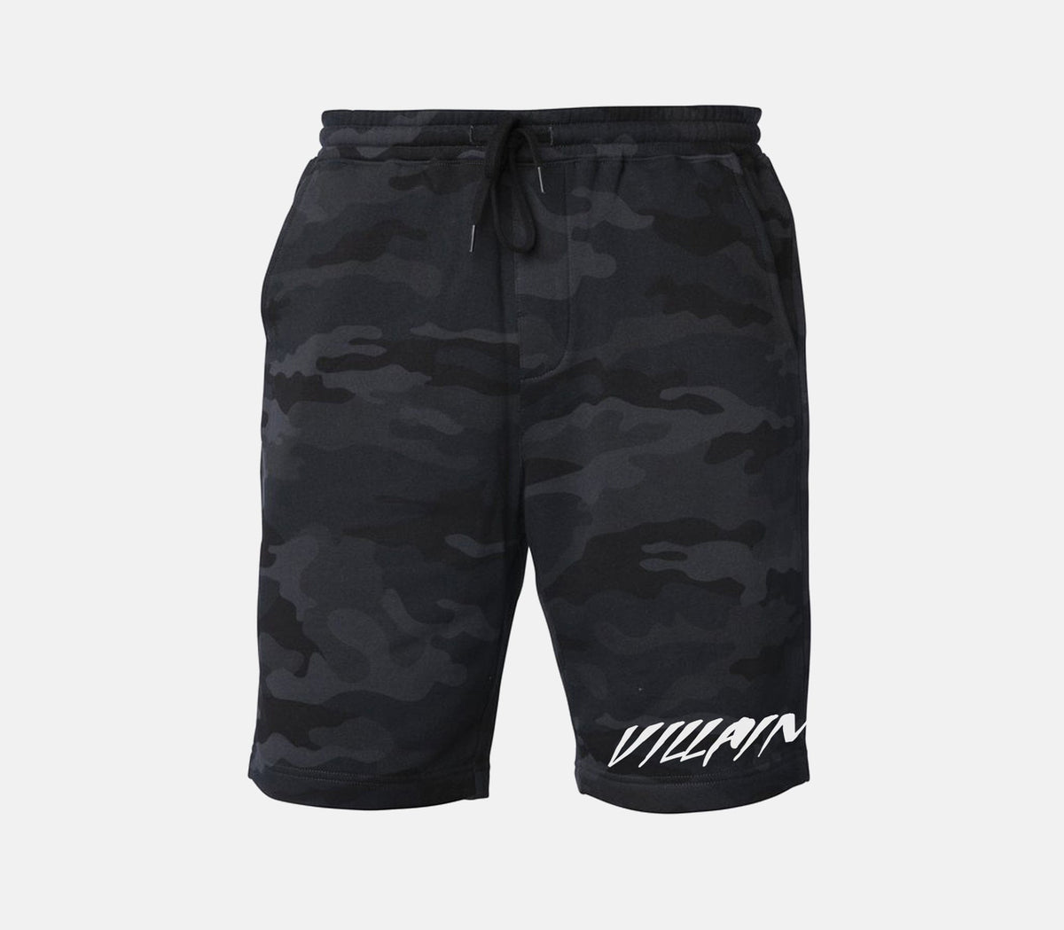 Villain Tapered Fleece Shorts Black Camo / XS TuffWraps.com