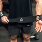 16" Villain "STIFF" Wrist Wraps - All Black TuffWraps.com