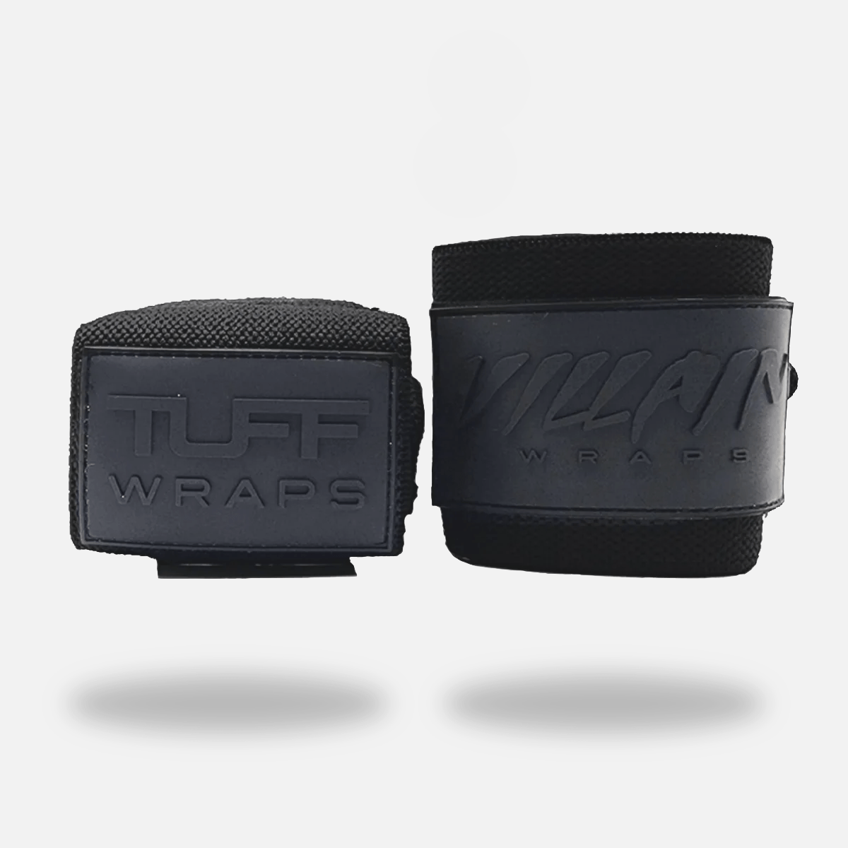 16" Villain Wrist Wraps - Blackout 16 inch TuffWraps.com