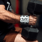 16" Villain Wrist Wraps - Checkerboard (Black/White) 16 inch TuffWraps.com