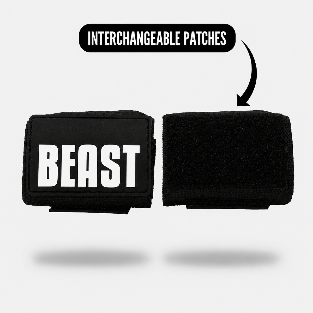 24" Villain "BEAST PATCH" Wrist Wraps 24 inch TuffWraps.com