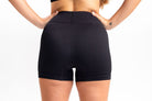 Classic Ribbed Biker Shorts - Black TuffWraps.com