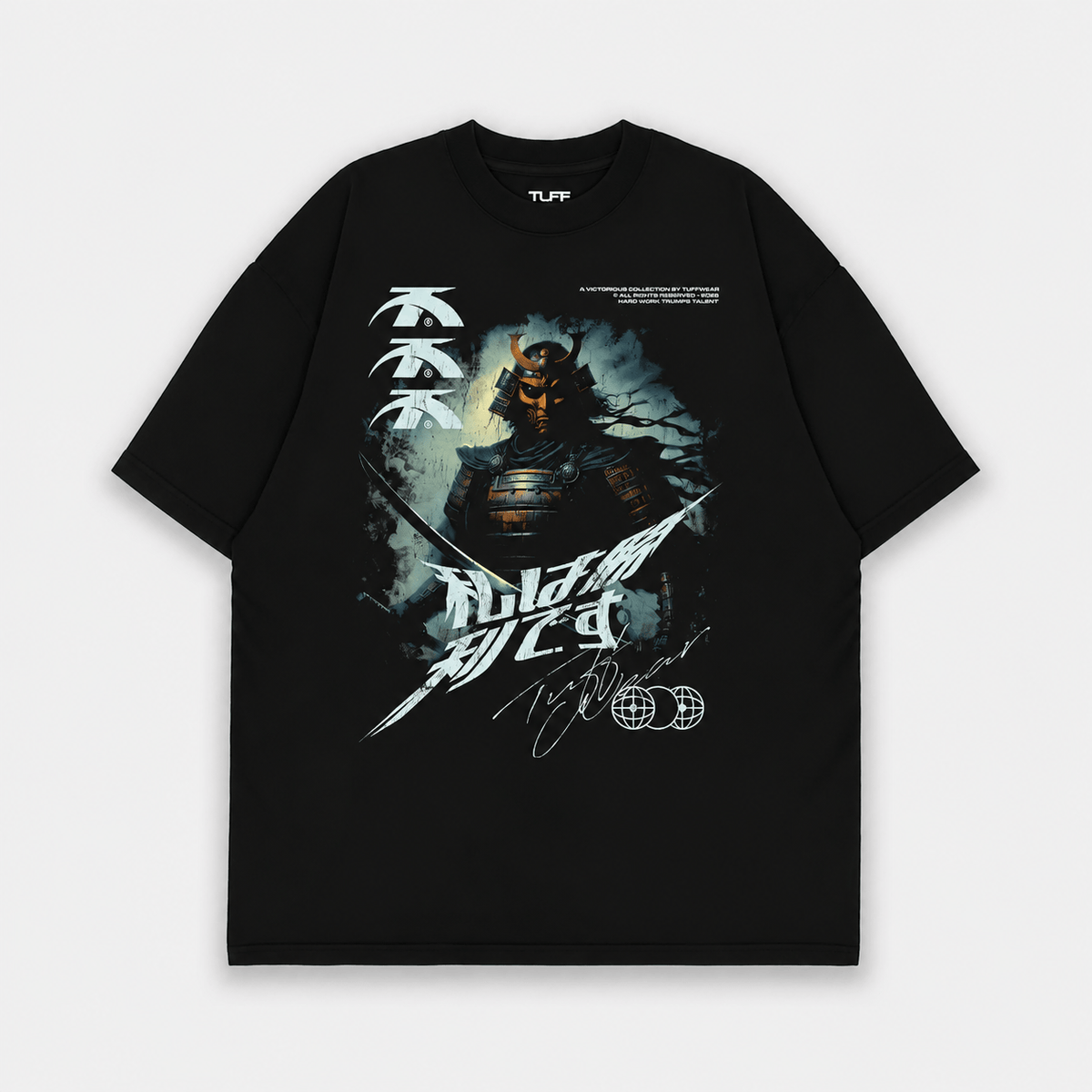 Death Before Dishonor Tee Oversized / Black / S TuffWraps.com