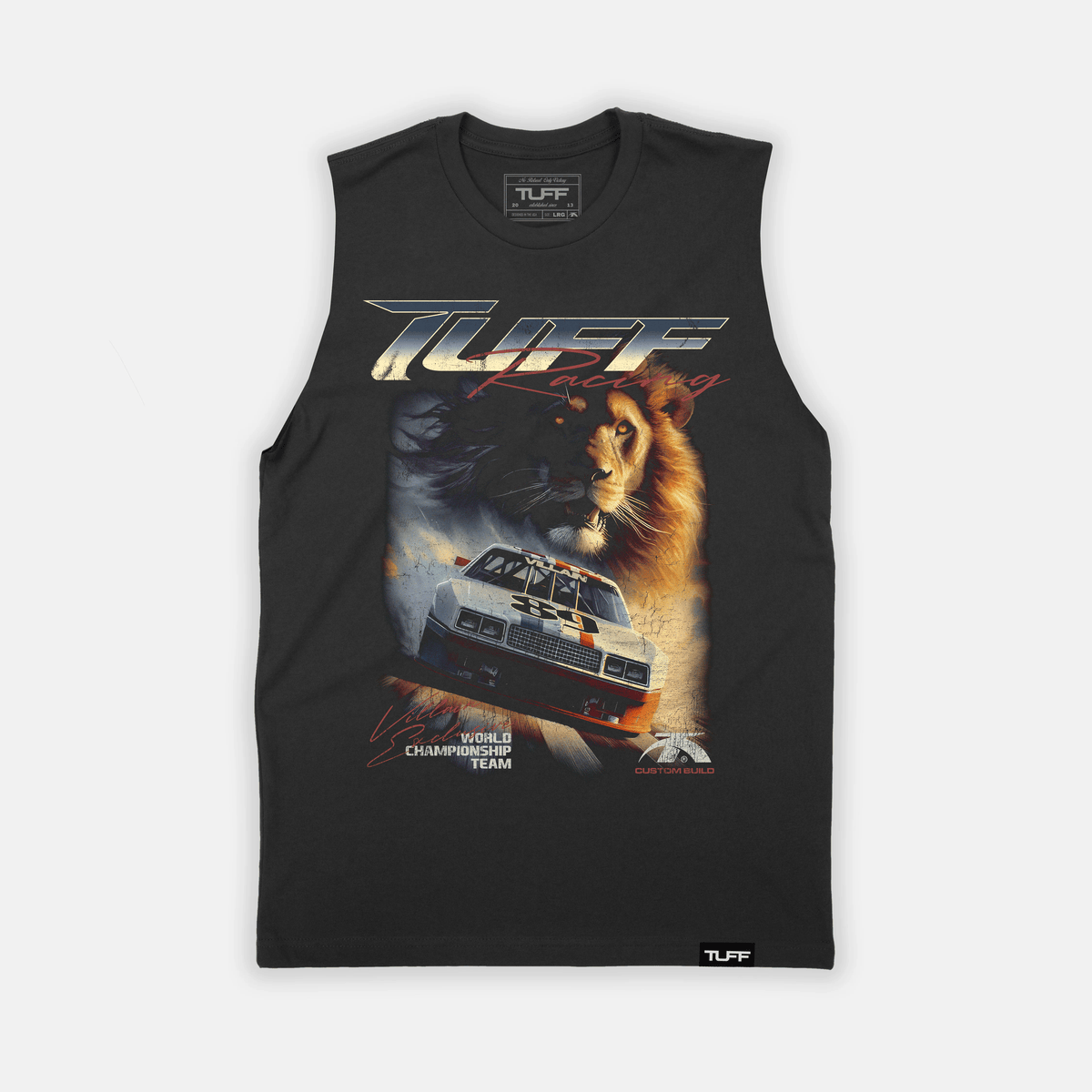 King of the Line Raw Edge Muscle Tank S TUFF