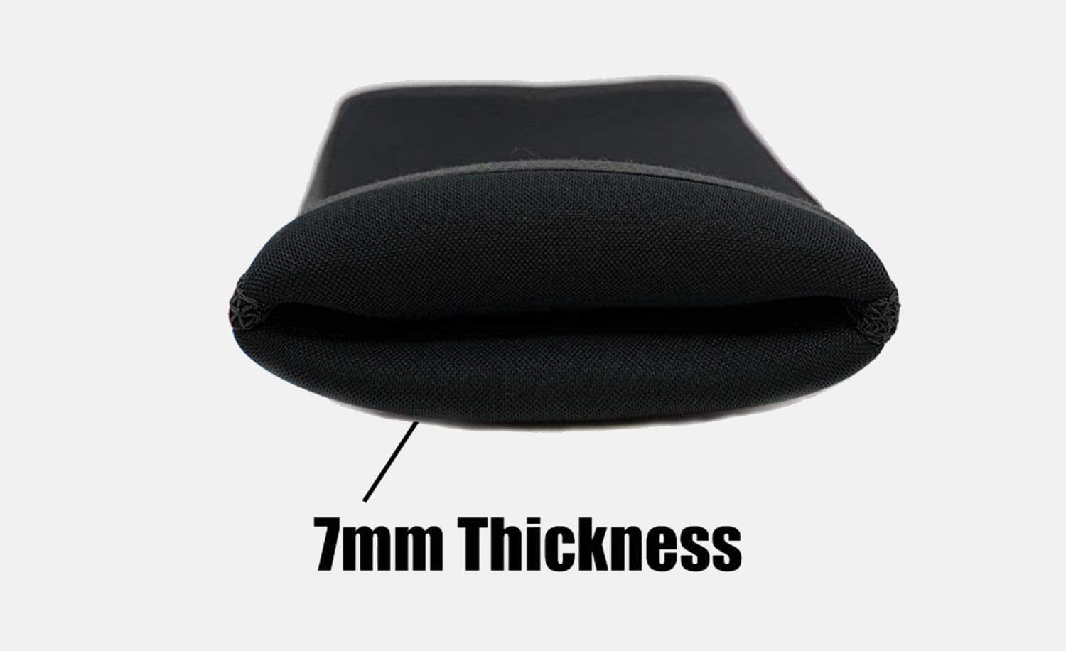 TUFF 7mm Competition Knee Sleeves (All Black) TuffWraps.com