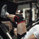 TUFF 7mm X-Training Knee Sleeves (Black/Red) TuffWraps.com