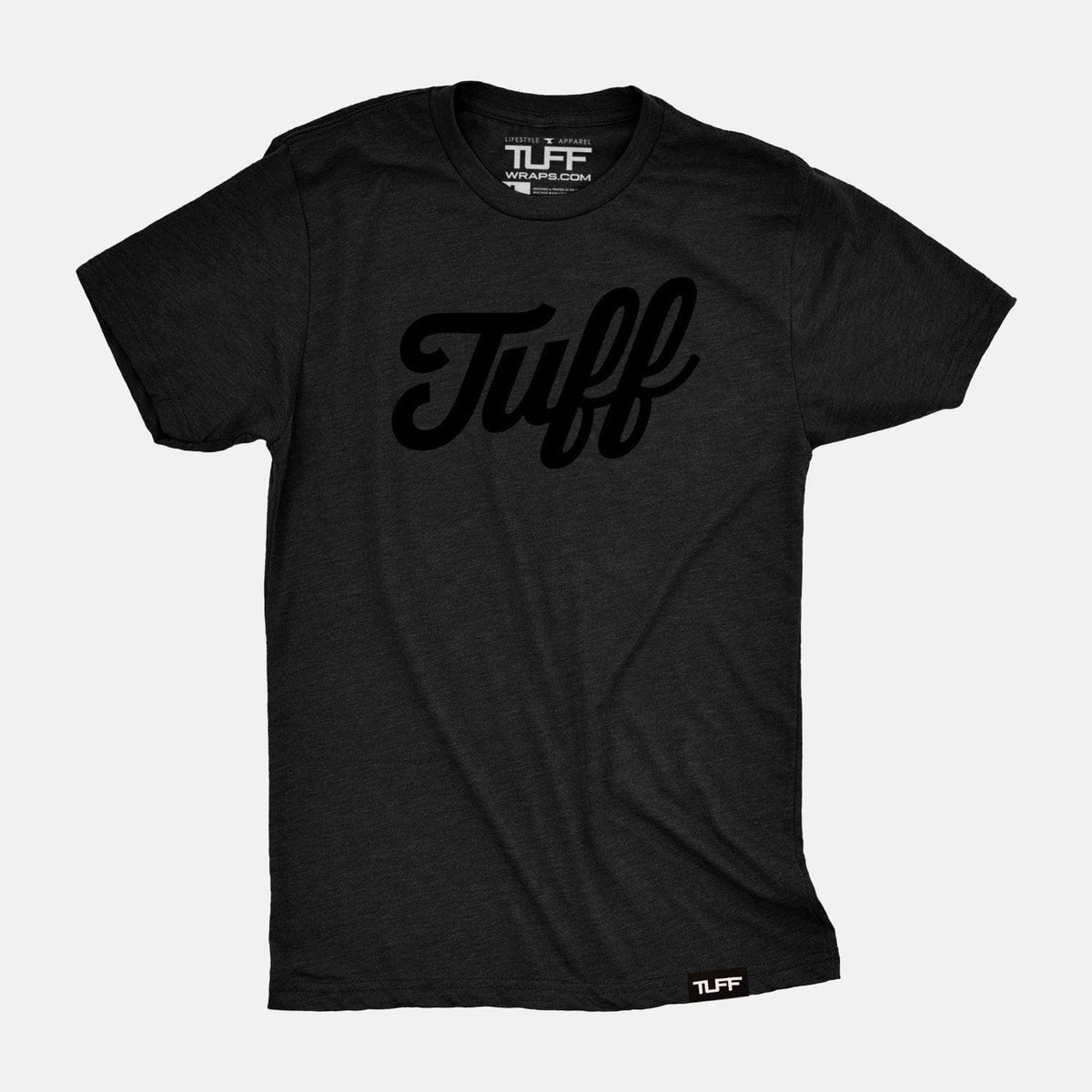 TUFF Blackout Script Tee S TuffWraps.com