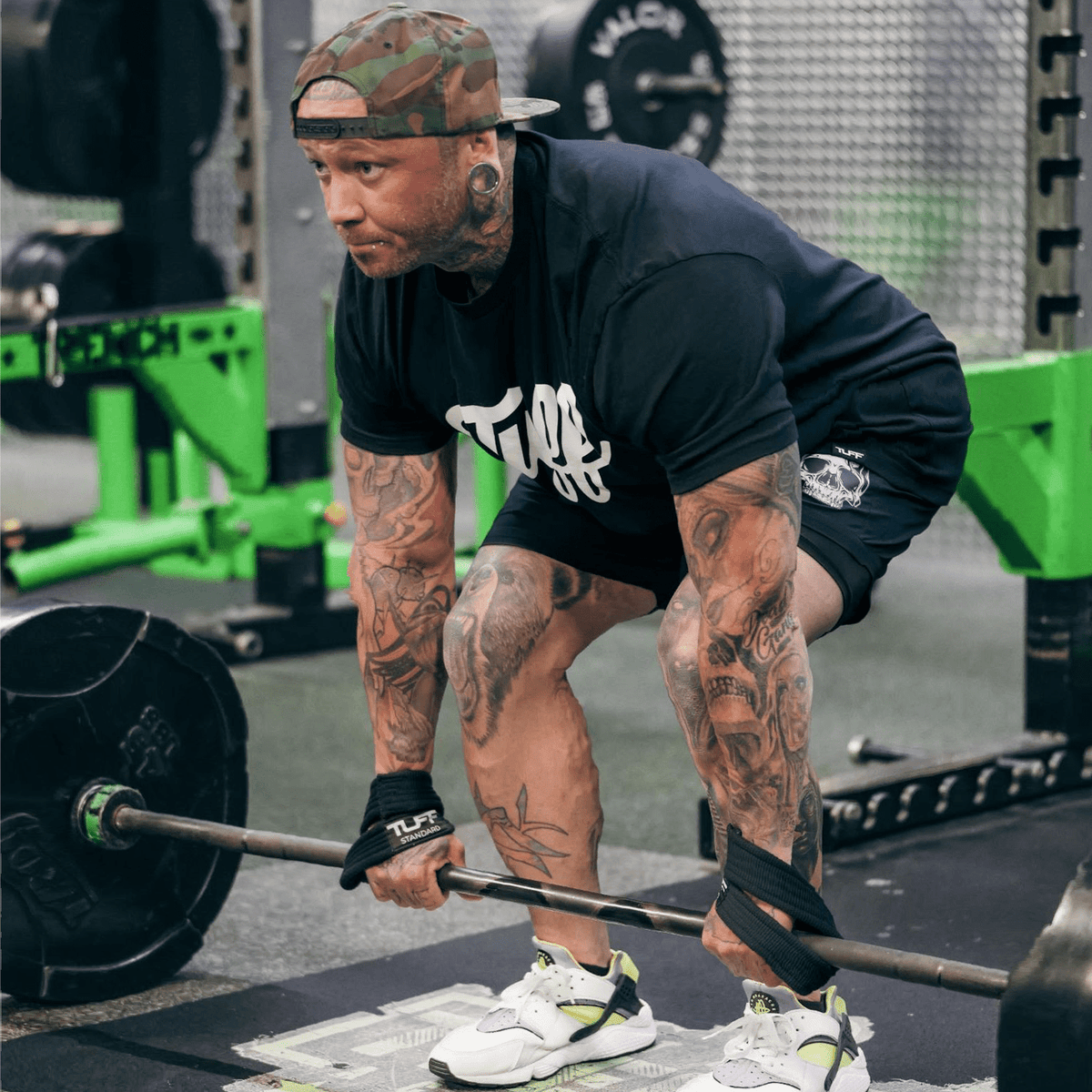 TUFF Figure 8 Lifting Straps | Heavy Duty Weightlifting Straps TuffWraps.com