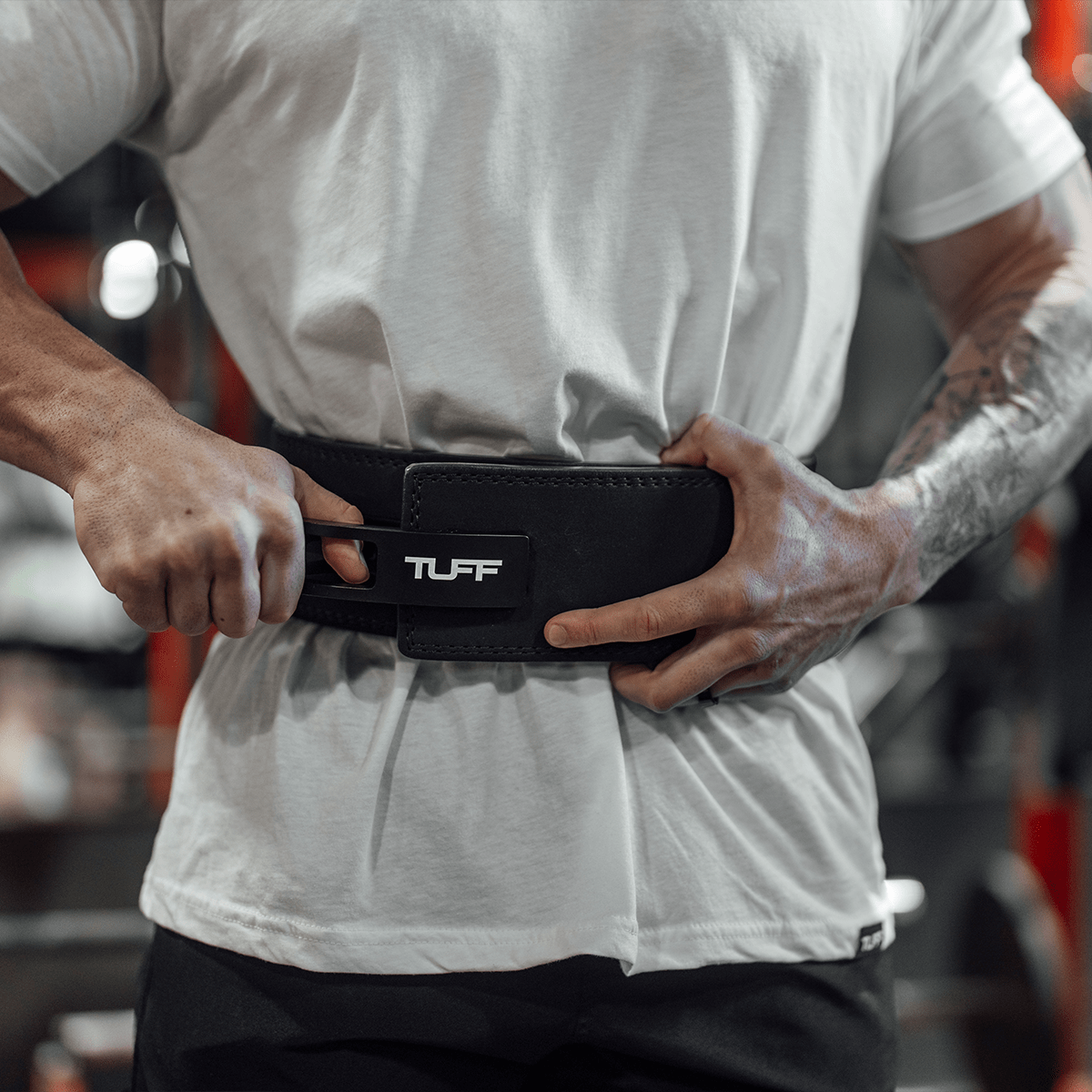 TUFF Lever Weightlifting Belt TuffWraps.com