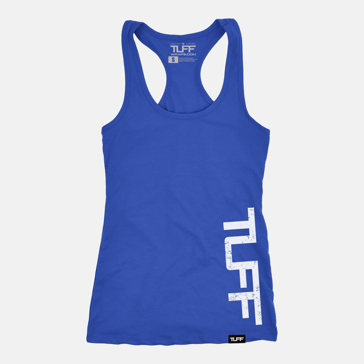 TUFF Side Racerback Tank Royal Blue / XS TuffWraps.com