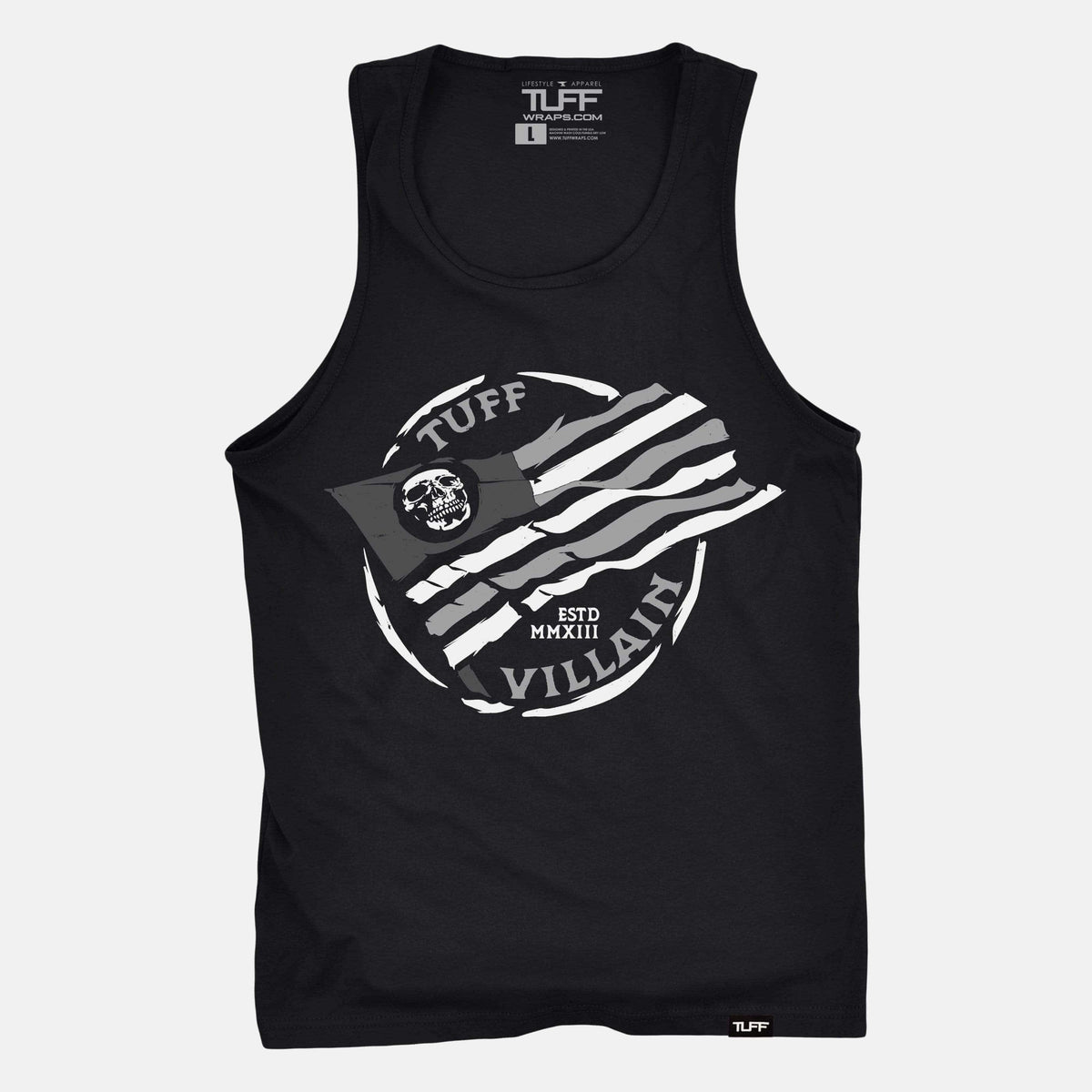 Villain Flag Tank Black / S TuffWraps.com