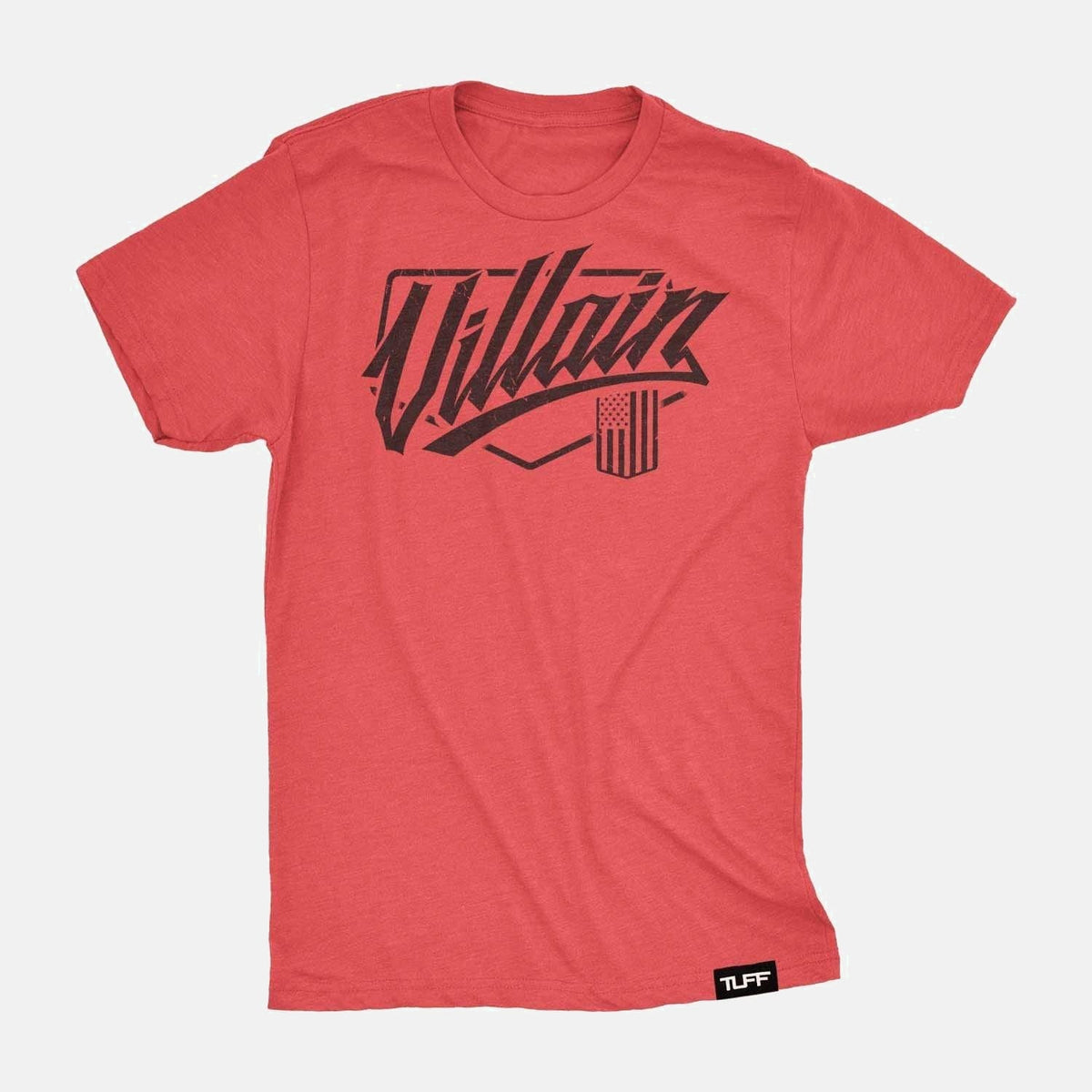 Villain Script Tee Vintage Red / S TuffWraps.com