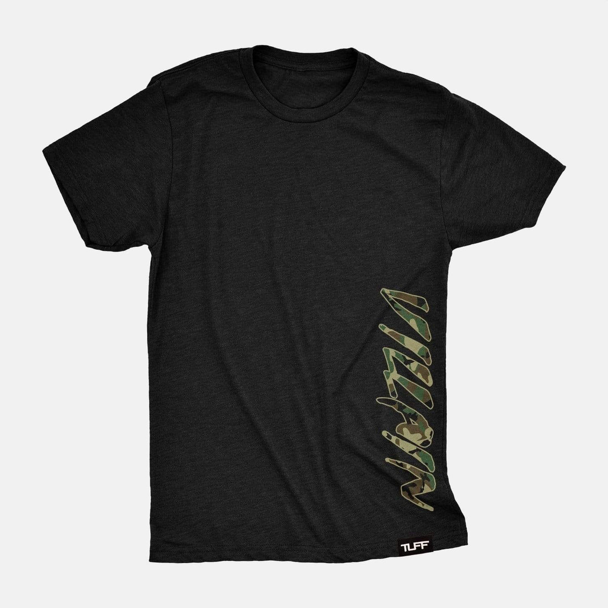 Villain Side Camo Tee Black / S TuffWraps.com