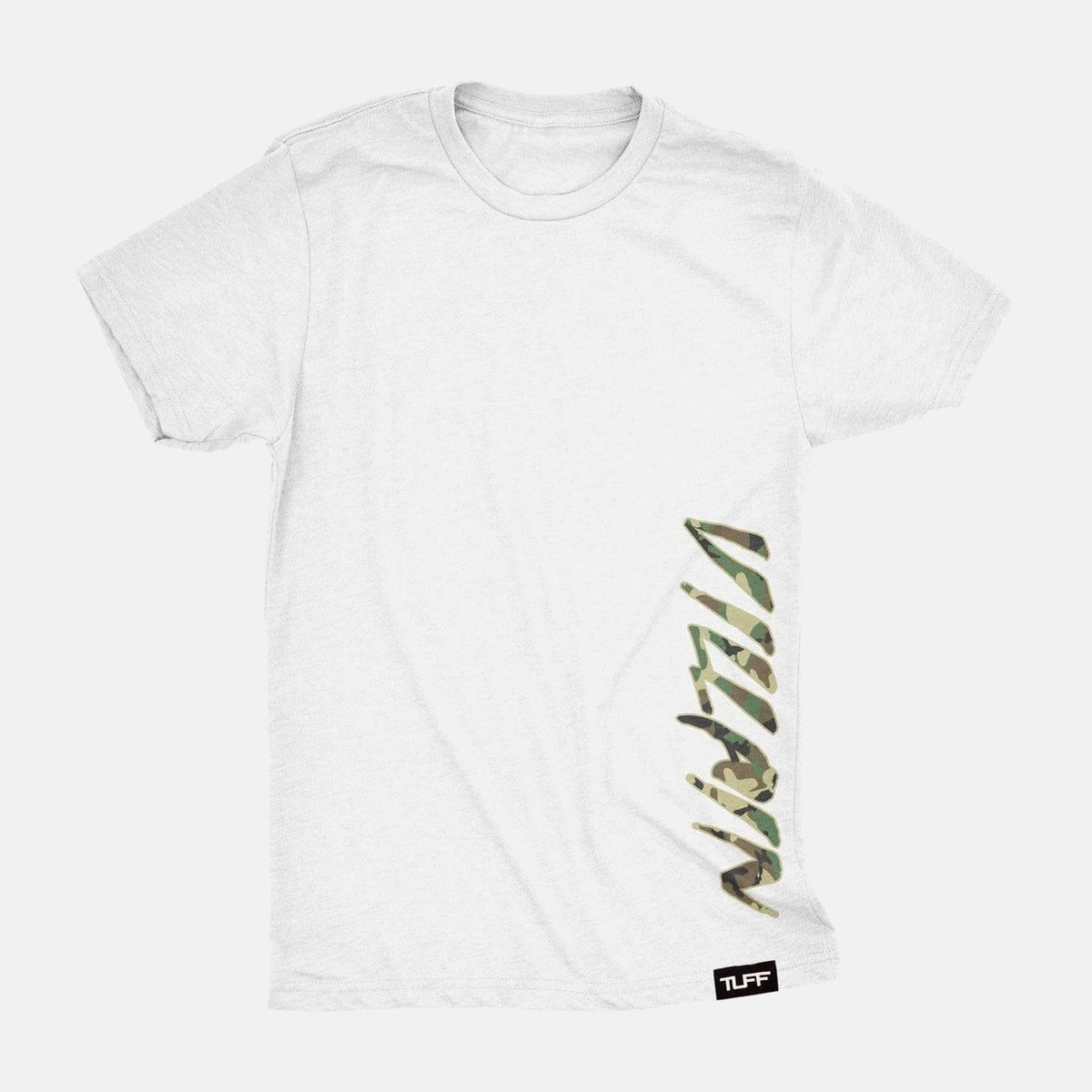Villain Side Camo Tee White / S TuffWraps.com